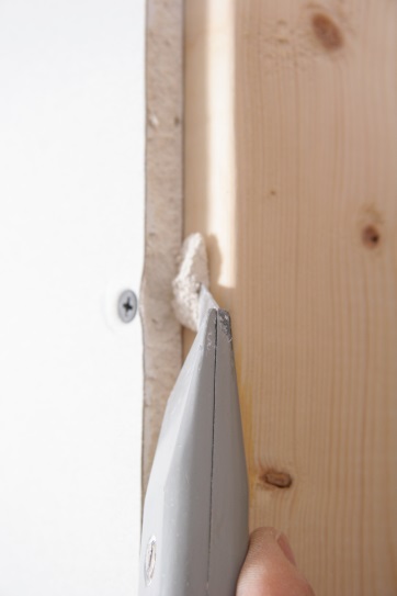 Drywall tapered edge shop tool